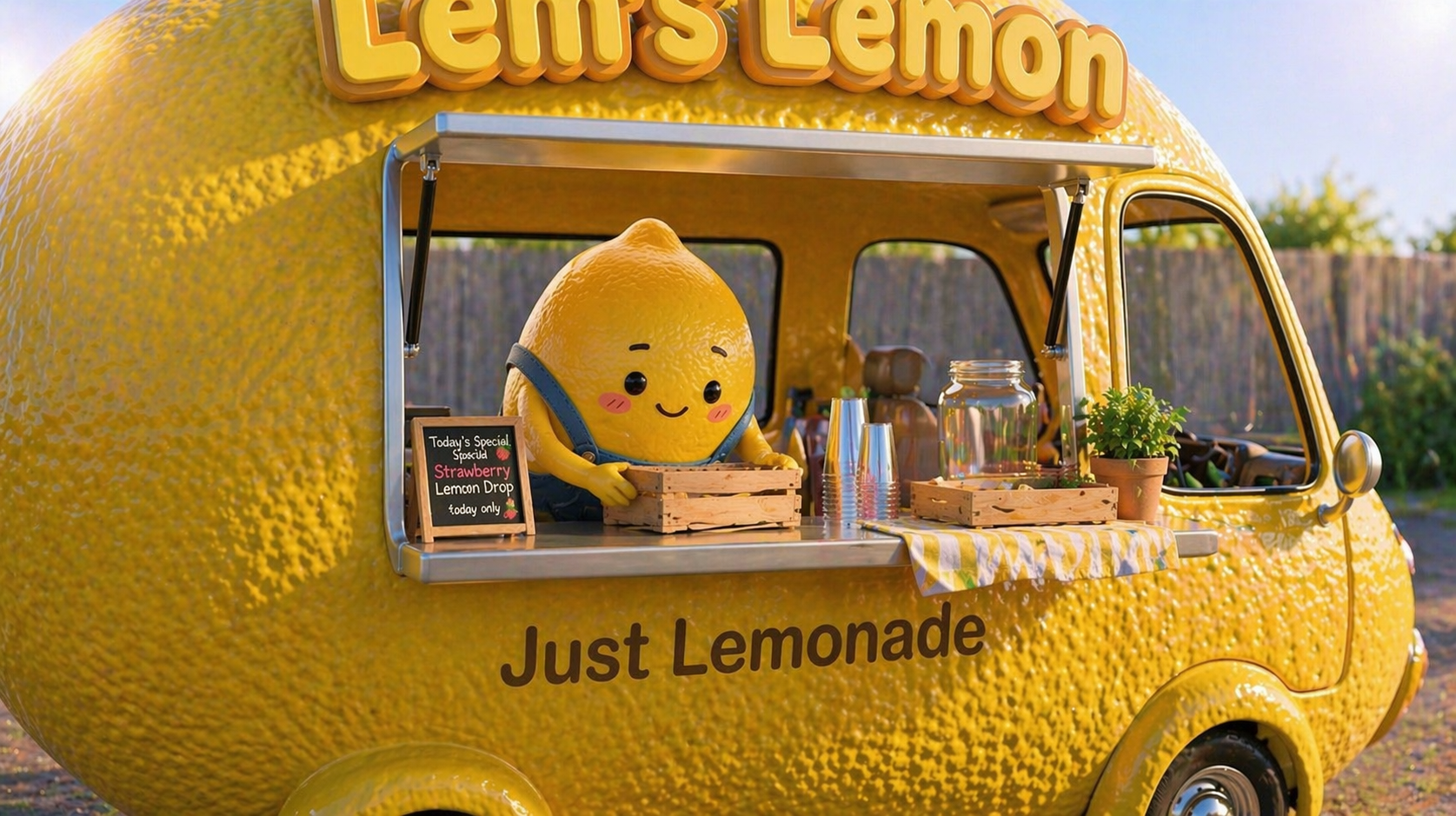 morning setup at lem's truck