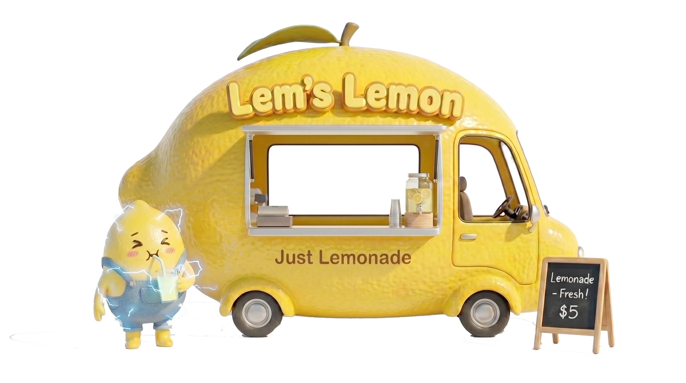 Lem on the Lemon Truck